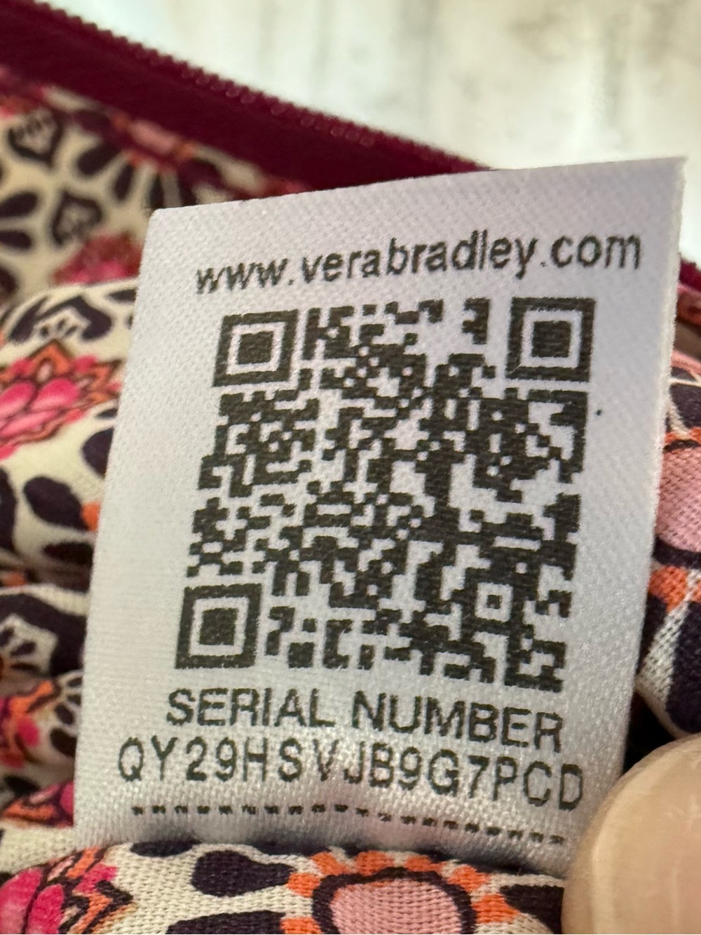 Vera Bradley Crossbody Floral Pink - Picture 2 of 12